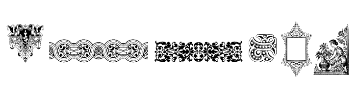 Victorian Free Ornaments Two  Free Fonts Download
