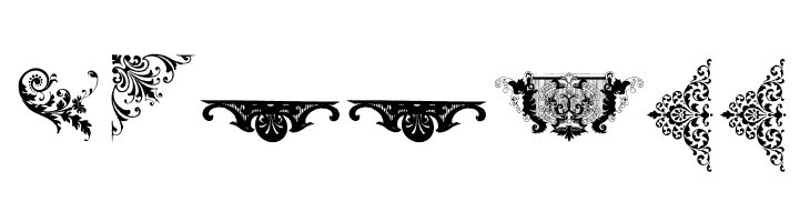 Victorian Free Ornaments Two  Free Fonts Download