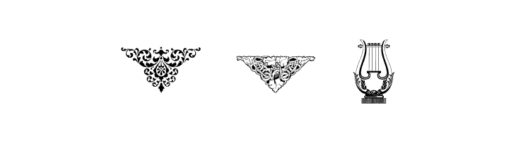 Victorian Free Ornaments Two  Free Fonts Download