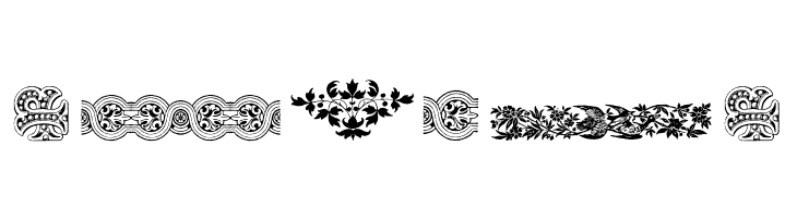 Victorian Free Ornaments Two  Free Fonts Download