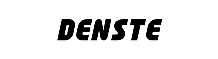 DENSTE Familian Oblique Font