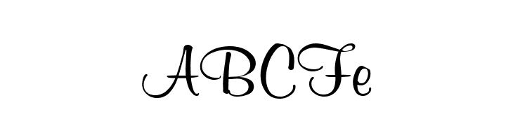 ABCFe Mural Script Font