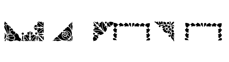Corners & Borders  Free Fonts Download