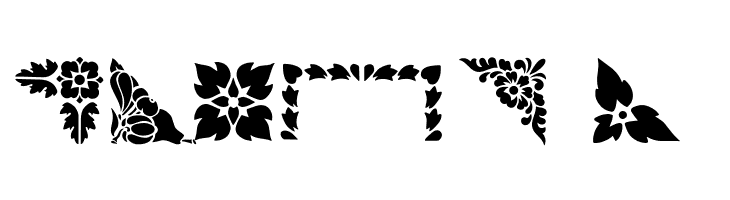 Corners & Borders  Free Fonts Download