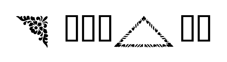 Corners & Borders  Free Fonts Download