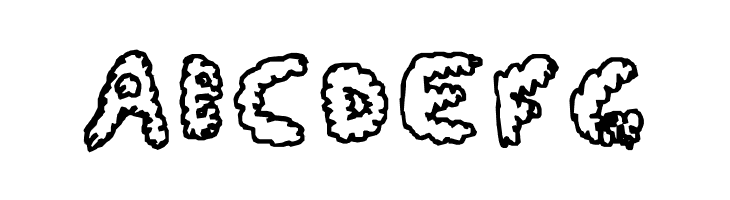 Fluffy Clouds  Free Fonts Download