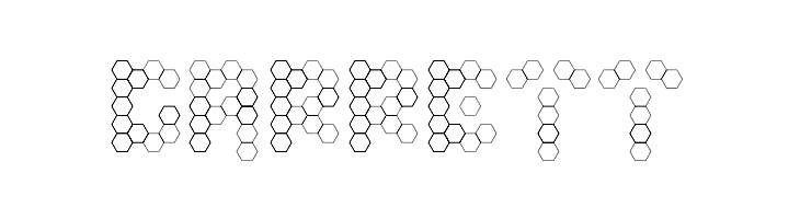 U Honeycombed  Free Fonts Download