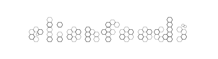 U Honeycombed  Free Fonts Download