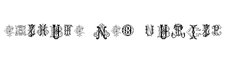 Intellecta Monograms Random Samples  Free Fonts Download