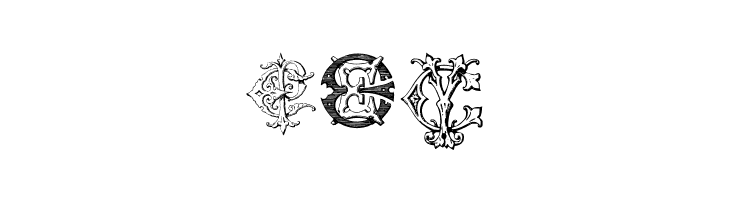 Intellecta Monograms Random Samples  Free Fonts Download