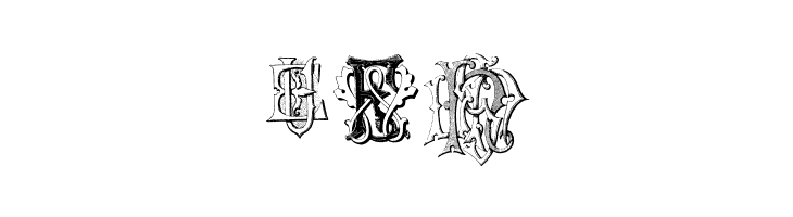 Intellecta Monograms Random Samples  Free Fonts Download