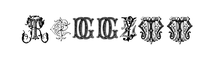 Intellecta Monograms Random Samples  Free Fonts Download