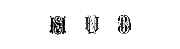 Intellecta Monograms Random Samples  Free Fonts Download