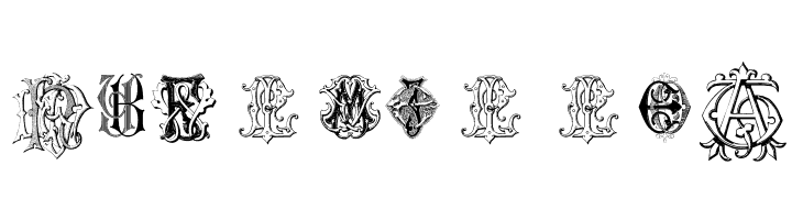 Intellecta Monograms Random Samples  Free Fonts Download