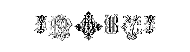 Intellecta Monograms Random Samples  Free Fonts Download