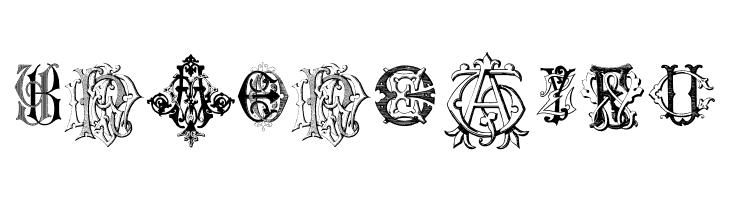 Intellecta Monograms Random Samples  Free Fonts Download