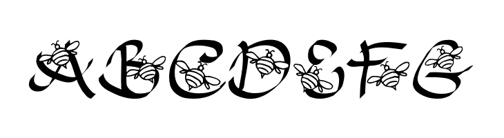 JI Honeybees  Free Fonts Download
