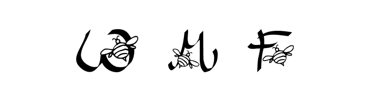 JI Honeybees  Free Fonts Download