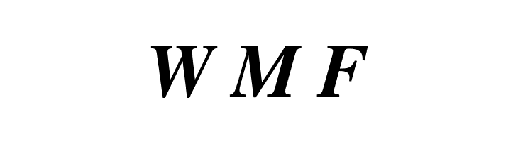 TeXGyreTermes-BoldItalic  Free Fonts Download