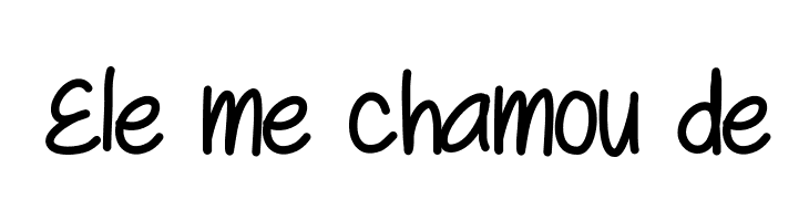 Ele%2Bme%2Bchamou%2Bde Swagger Font