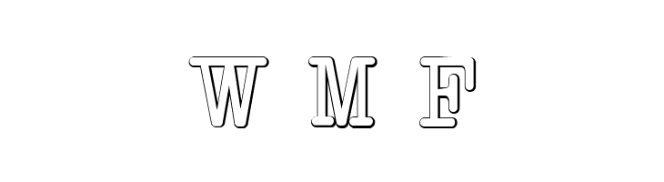 NeoBulletin Beveled  Free Fonts Download