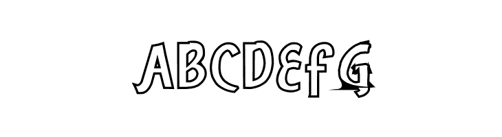 Romance Fatal Sans Hollow  Free Fonts Download