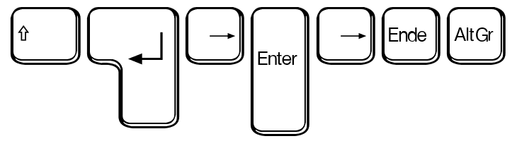 aa QWERTZ-Tasten  Free Fonts Download