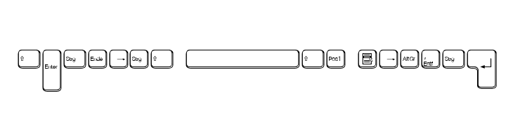 aa QWERTZ-Tasten  Free Fonts Download