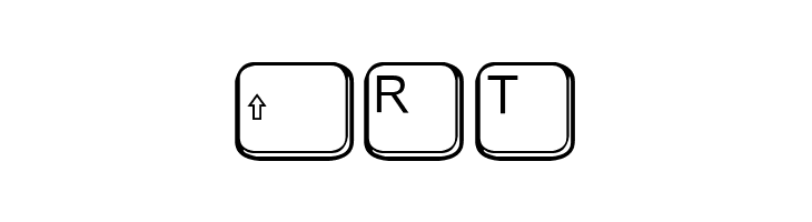 aa QWERTZ-Tasten  Free Fonts Download