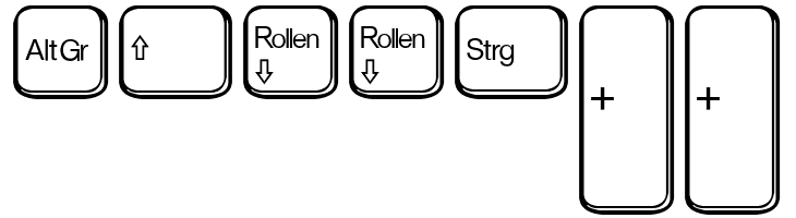 aa QWERTZ-Tasten  Free Fonts Download