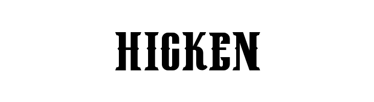 HICKEN HenryRodeoCircus_demo Font
