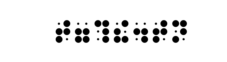 Phono Braille  Free Fonts Download
