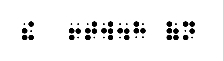 Phono Braille  Free Fonts Download