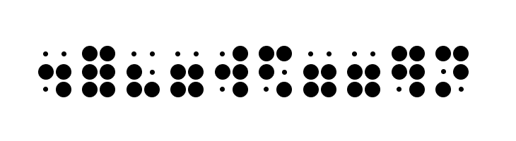 Phono Braille  Free Fonts Download