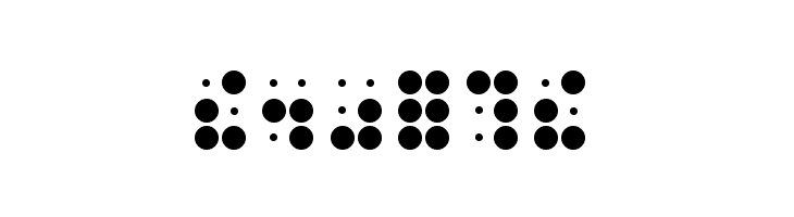 Phono Braille  Free Fonts Download