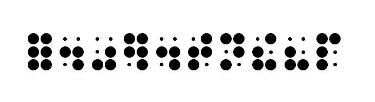 Phono Braille  Free Fonts Download