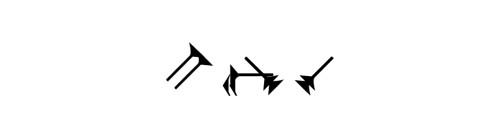 Wedges  Free Fonts Download