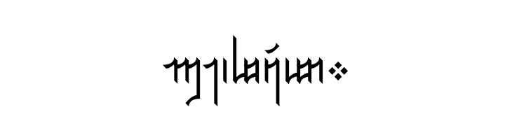 Jeernervaniaan Qelis  Free Fonts Download