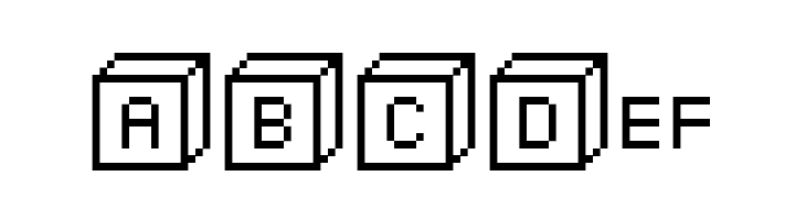 Baby blocks  Free Fonts Download