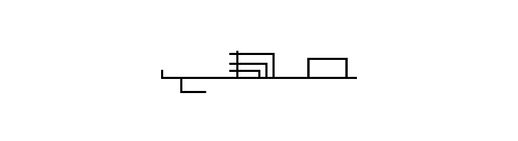 Këble Ruin alphabet Regular  Free Fonts Download
