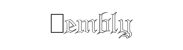 Blood and Blade outline demo  Free Fonts Download