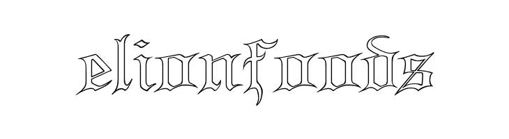 Blood and Blade outline demo  Free Fonts Download