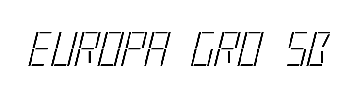 LED Real Italic  Free Fonts Download