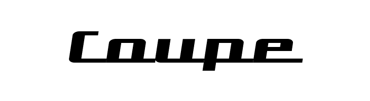 Coupe Hardman Font