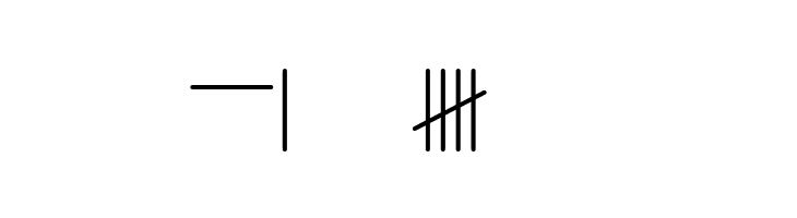 Tally Mark  Free Fonts Download
