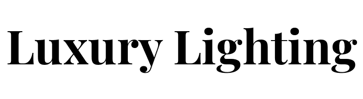 Luxury%2BLighting Playfair Display Bold Font