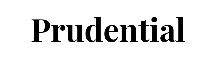 Prudential Playfair Display Bold Font
