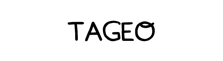 TAGEO OnKayak-Regular Font