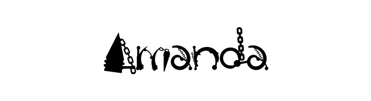 Body Piercing & Chains  Free Fonts Download