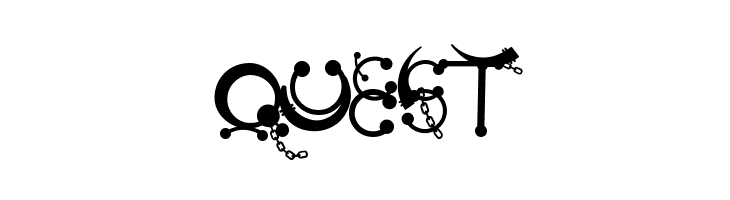 Body Piercing & Chains  Free Fonts Download